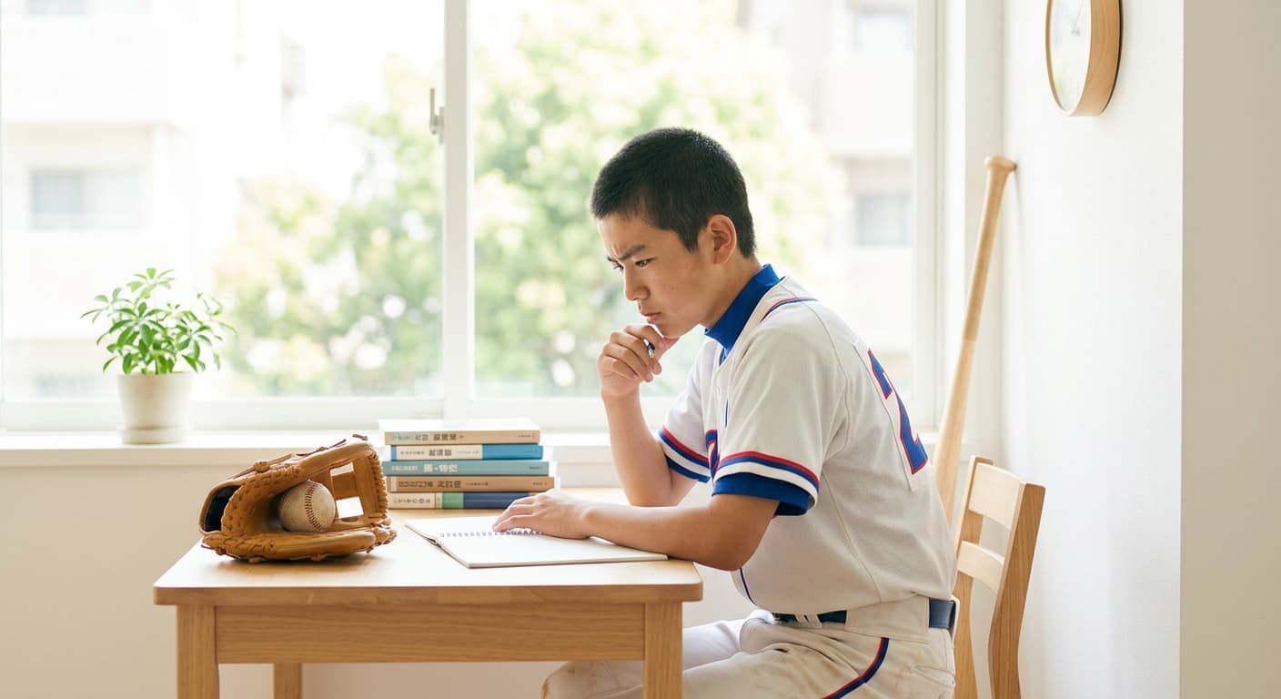 部活で成績が下がった時の立て直し方法5ステップ【野球部生必見】