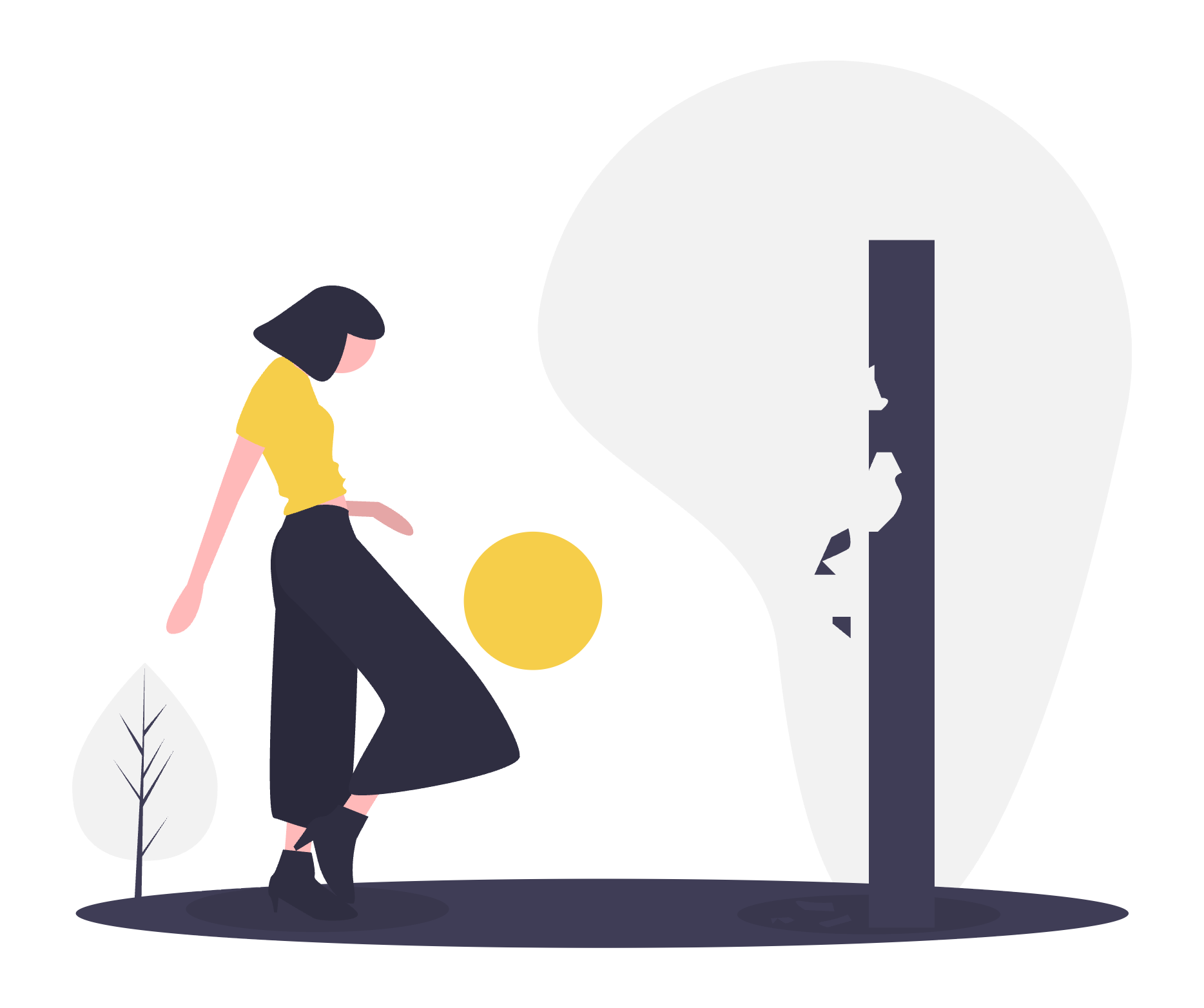 不安を抱える学生のイメージ